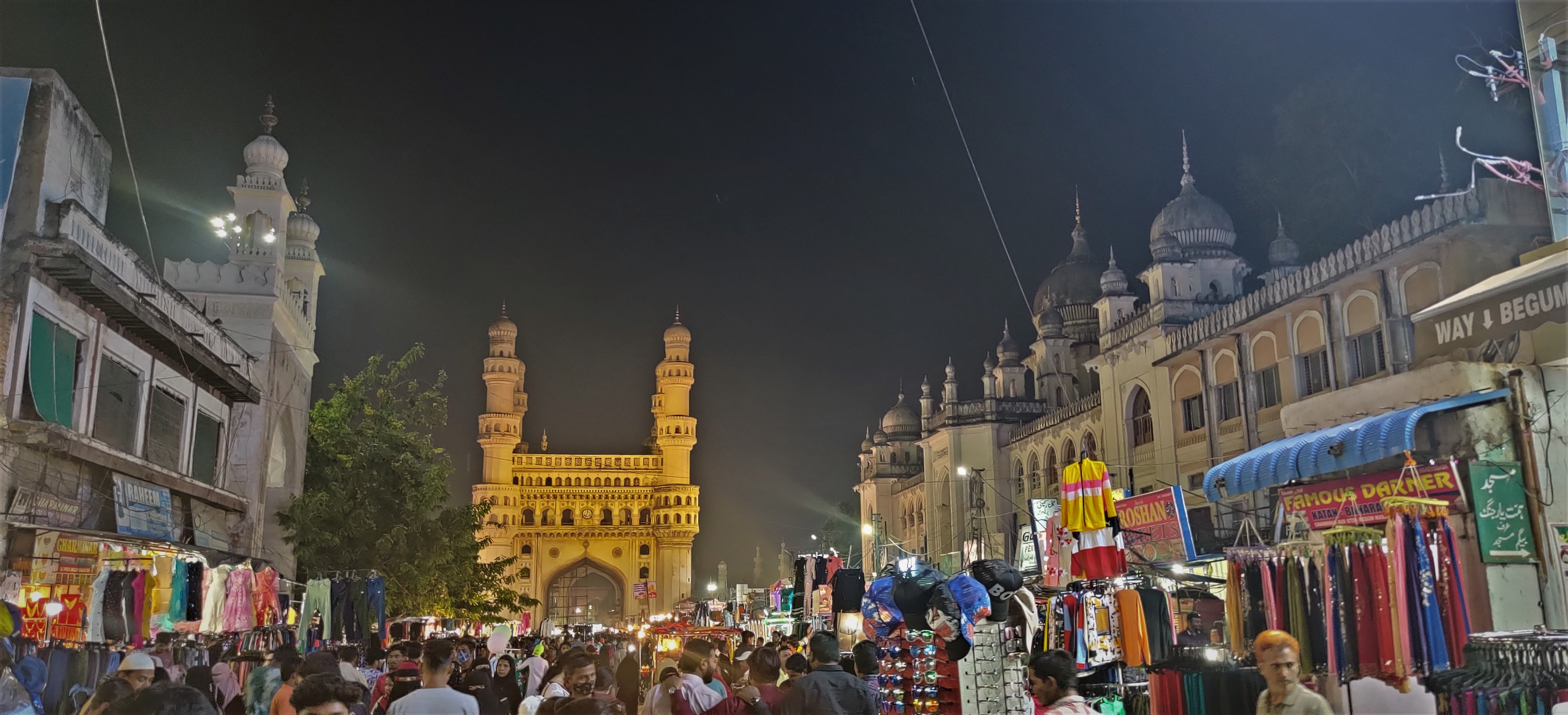 Charminar on a busy evening