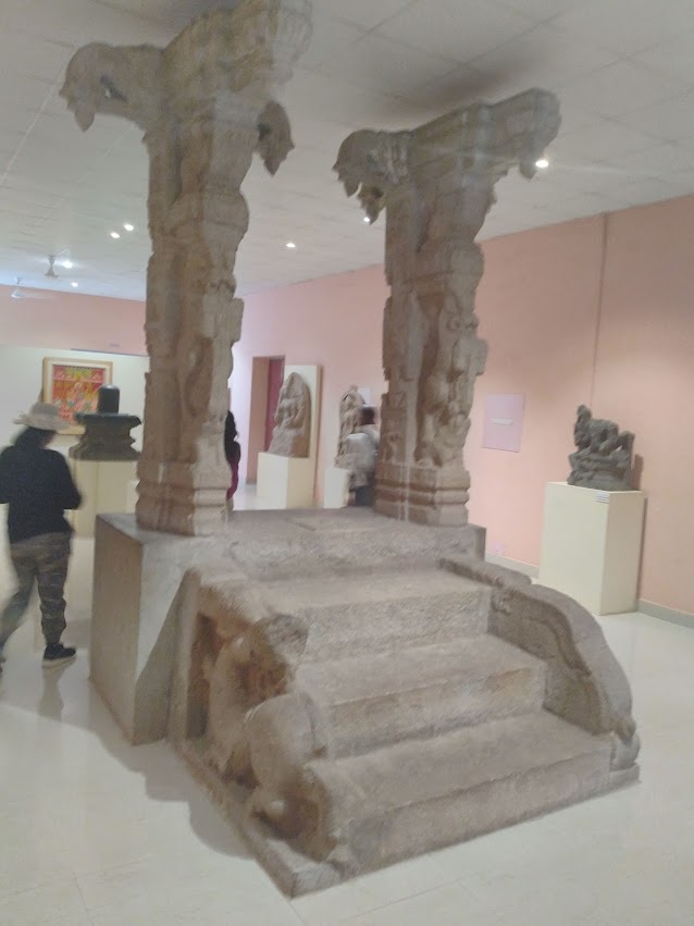 Pillars at museum
